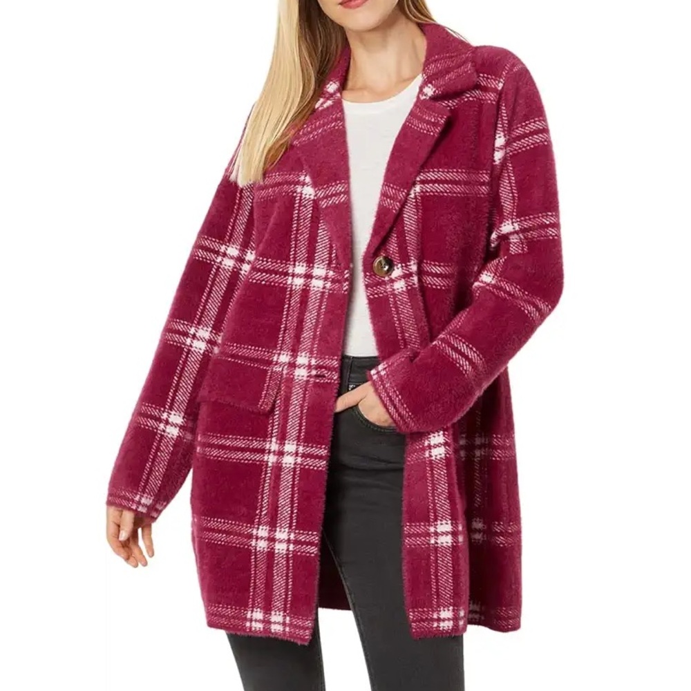 NWT NVLT Eyelash Cardigan Coat